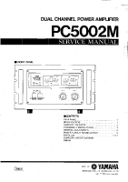 Yamaha PC-5002-M - Service Manual 